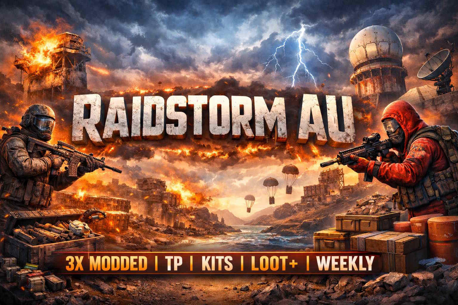 Raidstorm AU | 3X | TP | Kits | Loot+ | Weekly