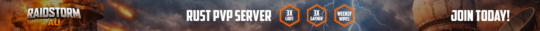 Raidstorm AU | 3X | TP | Kits | Loot+ | Weekly banner